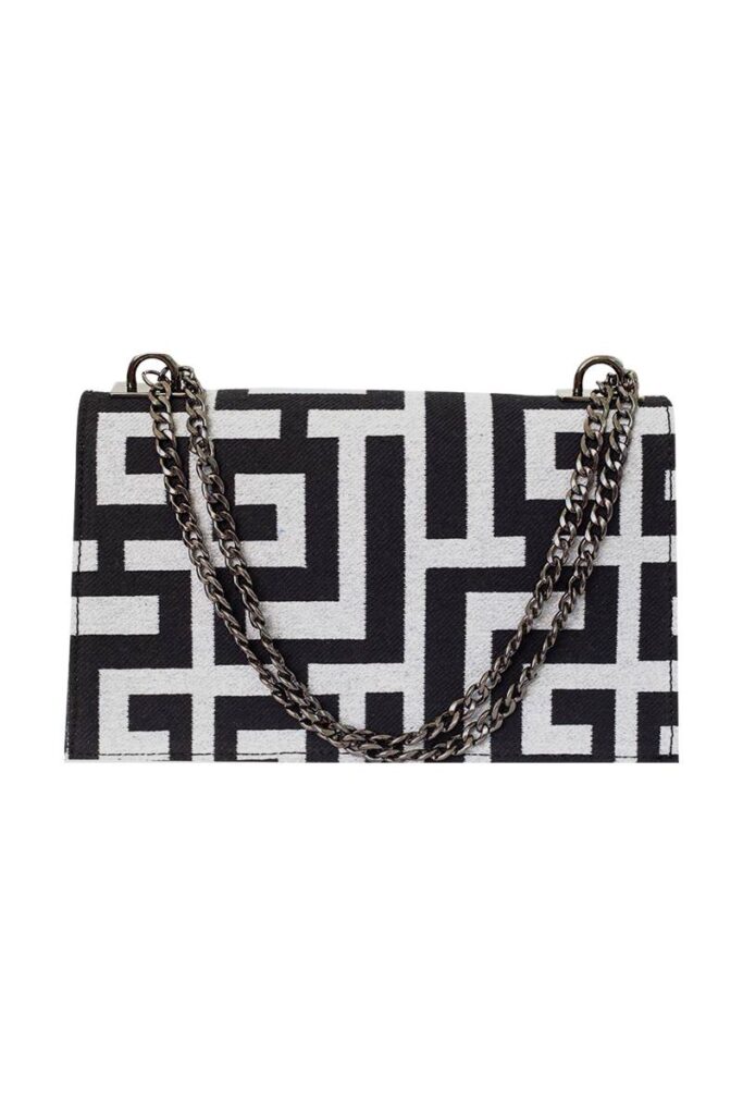Midneto Delos Silver (Lurex) Black Bag