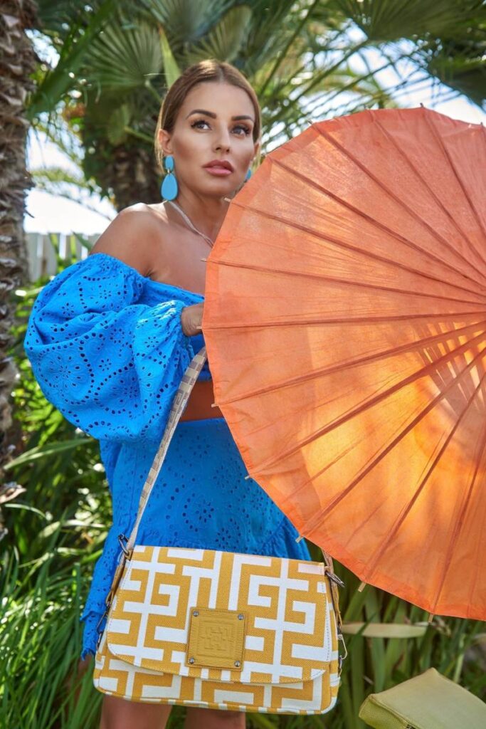 Midneto Helios Beige Yellow Bag