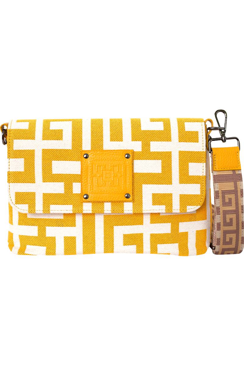 Midneto Minoan Beige Yellow Bag
