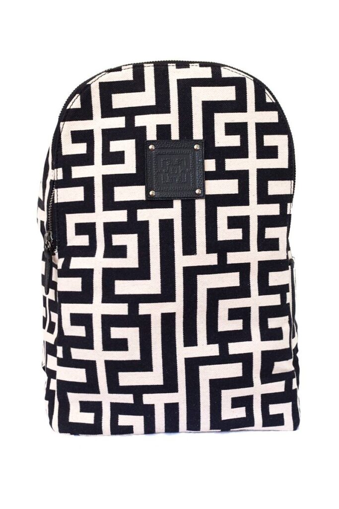 Midneto Kiveli Beige Black Bag