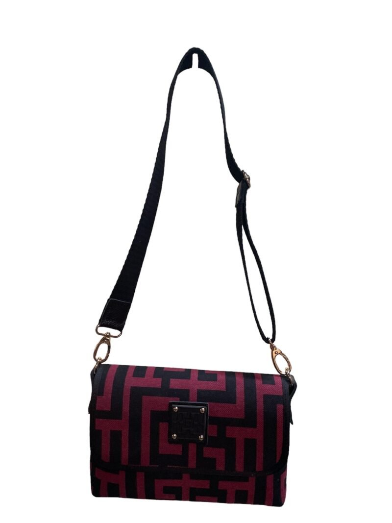 Midneto Aphrodite I Dark Red Black Labyrinth Bag - Image 2