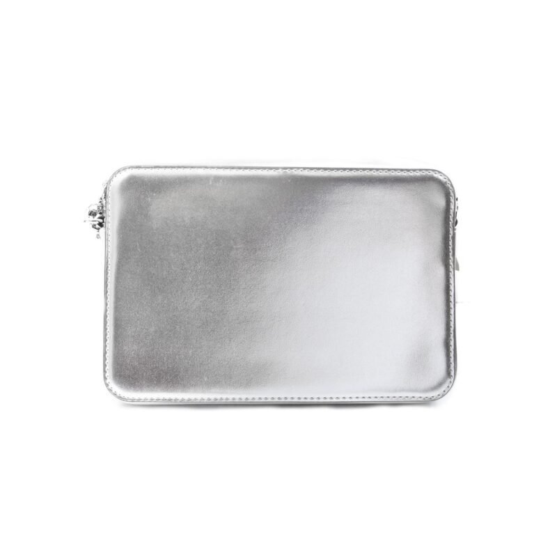 Michael Kors Gray Canvas Crossbody Bag - Image 2