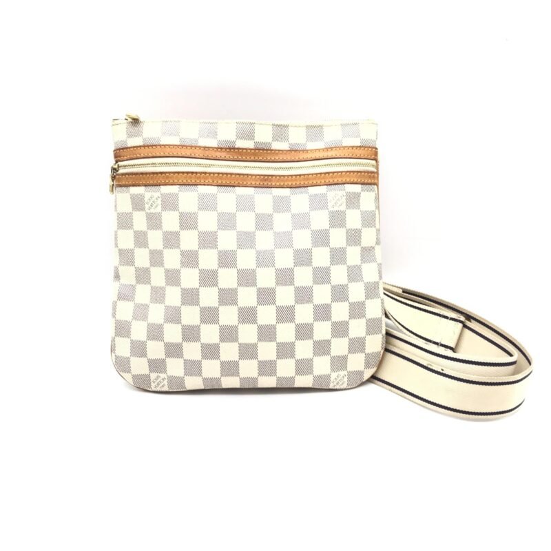 Louis Vuitton Damier Azur Pochette Bosphore Crossbody Bag - Image 2