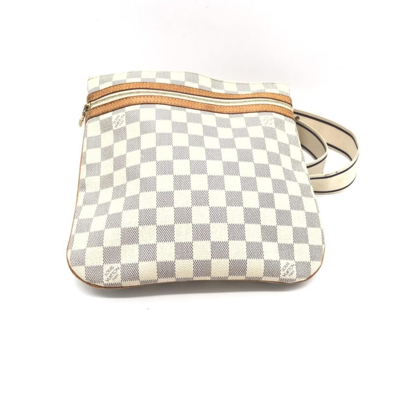 Louis Vuitton Damier Azur Pochette Bosphore Crossbody Bag - Image 3