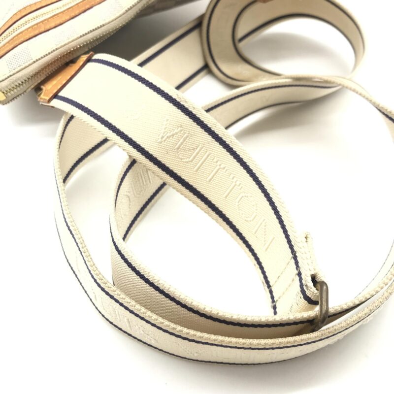 Louis Vuitton Damier Azur Pochette Bosphore Crossbody Bag - Image 8