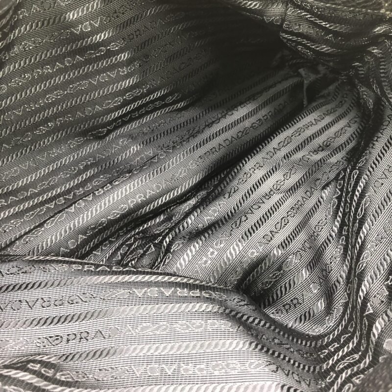 Prada Galleria Vitello Daino Black Leather Top Handle Bag - Image 7