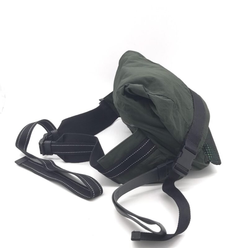 Bottega Veneta Green Nylon Body Bag Waist Bag - Image 3
