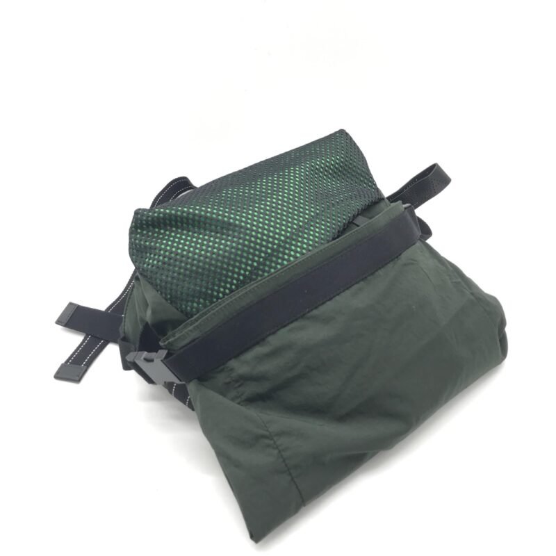 Bottega Veneta Green Nylon Body Bag Waist Bag - Image 7