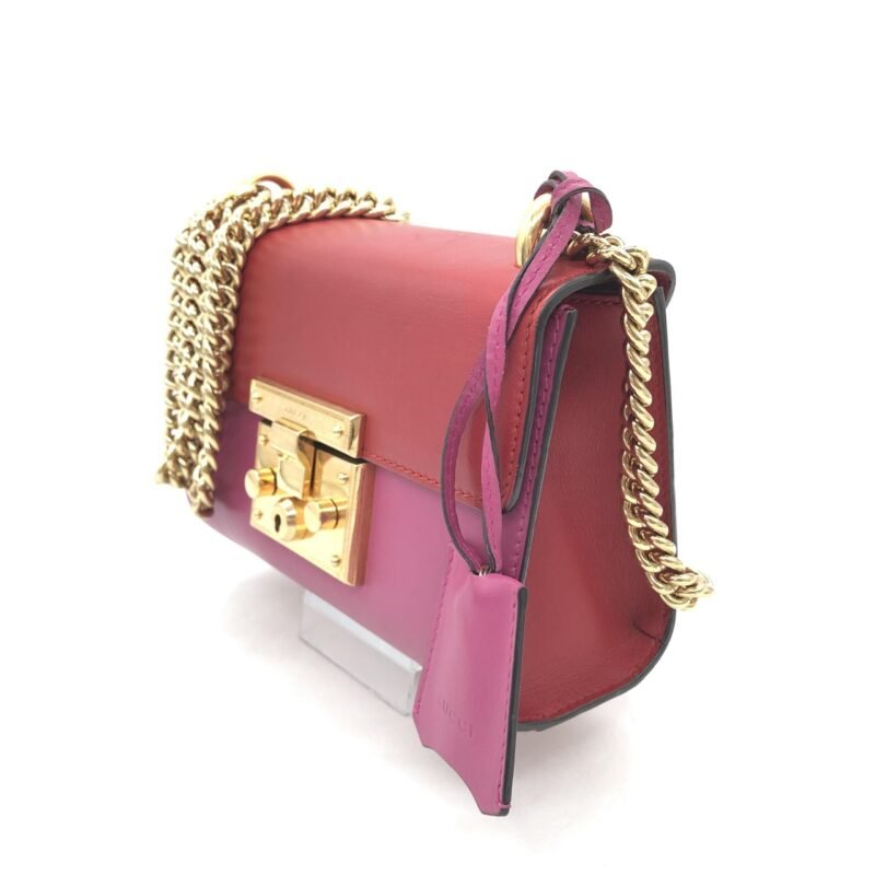 Gucci Padlock Crossbody Shoulder Bag In Pink - Image 3