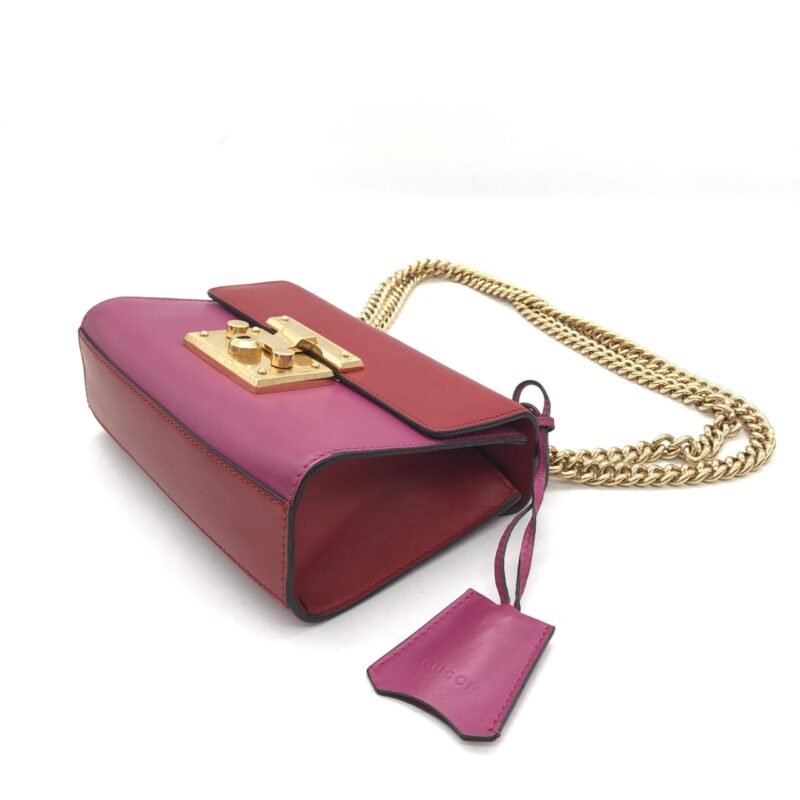 Gucci Padlock Crossbody Shoulder Bag In Pink - Image 6