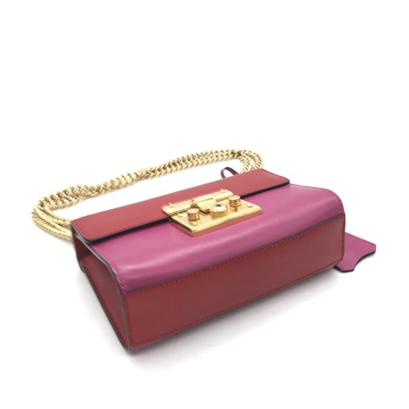 Gucci Padlock Crossbody Shoulder Bag In Pink - Image 7