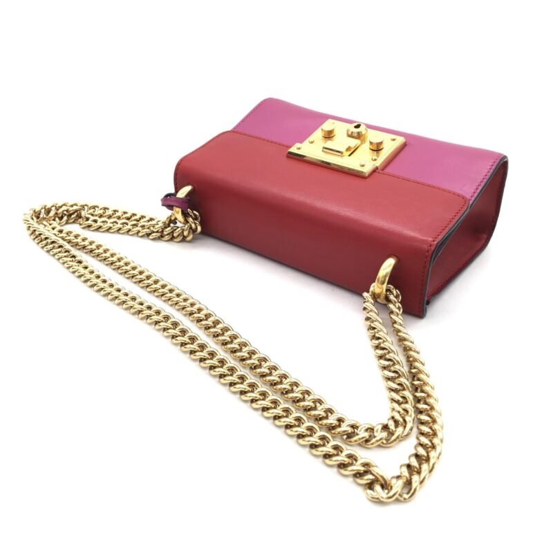 Gucci Padlock Crossbody Shoulder Bag In Pink - Image 8