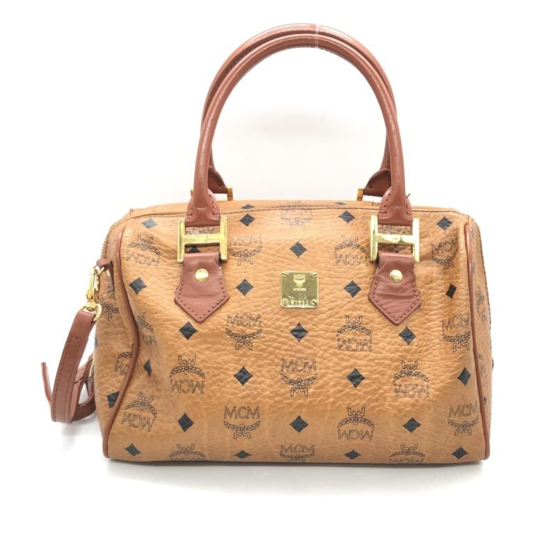 MCM Visetos 2WAY Mini Boston Bag - Image 2