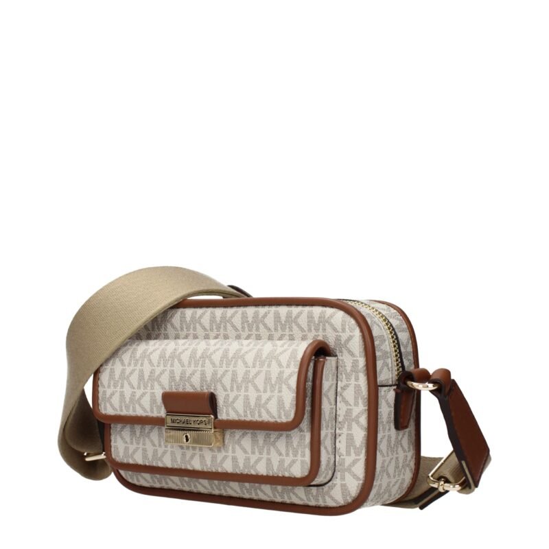 Michael Kors Beige Fabric Crossbody Bag - Image 2
