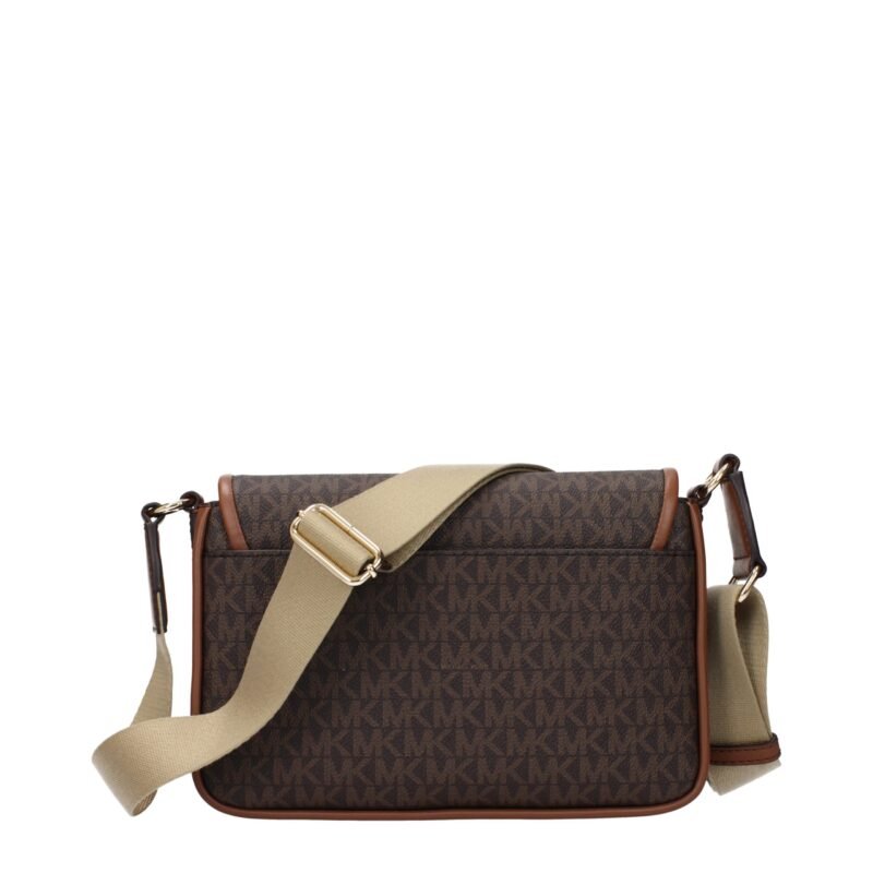 Michael Kors Brown Fabric Crossbody Bag - Image 3