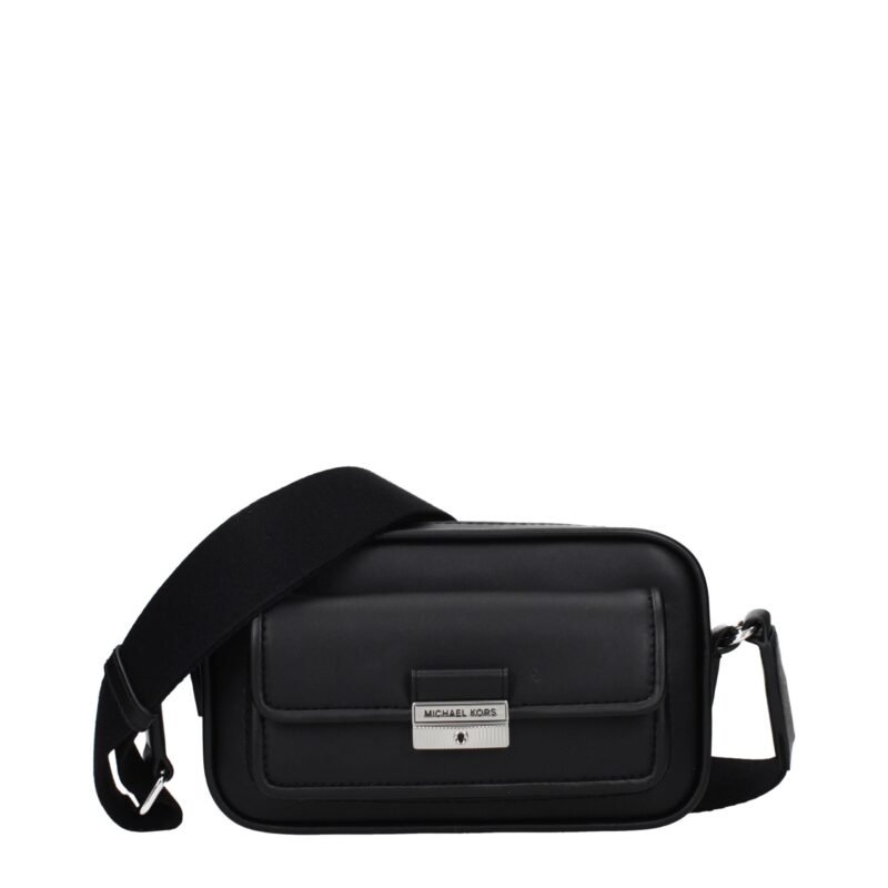 Michael Kors Black Leather Crossbody Bag