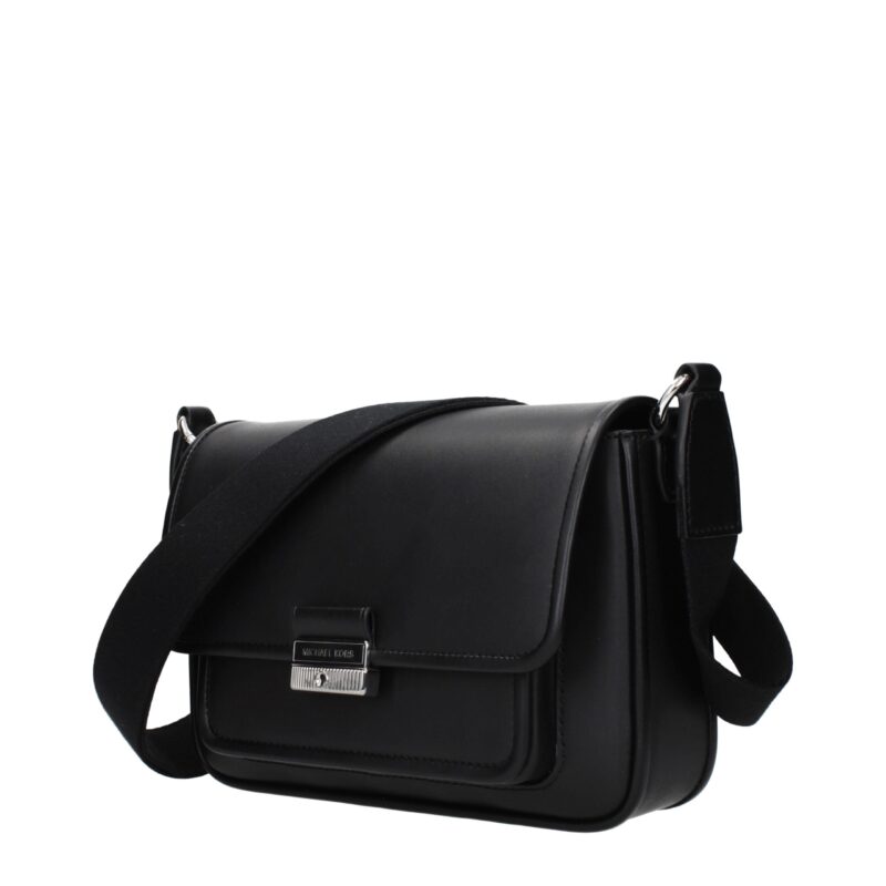 Michael Kors Black Leather Crossbody Bag - Image 2