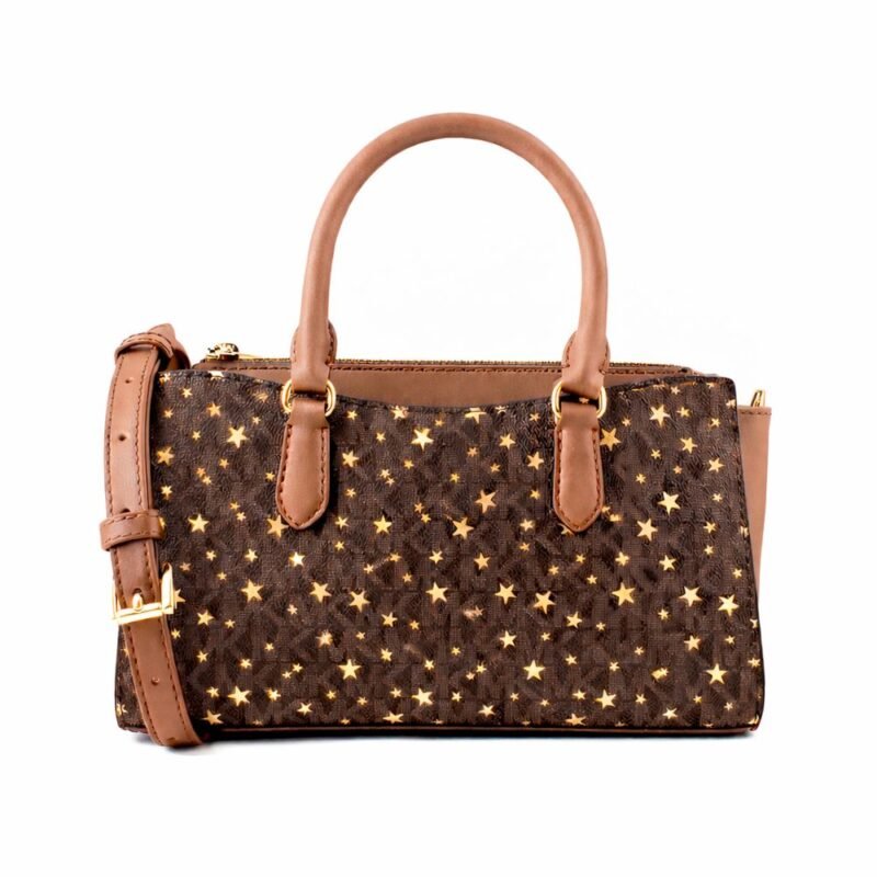 Michael Kors Brown Canvas Handbag - Image 2