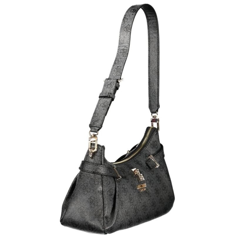 Guess Jeans Nero Polyurethane Women Handbag - Image 3