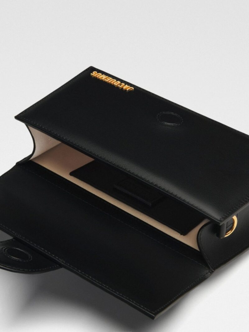 Jacquemus Black Leather Le Grand Bambino Handbag - Image 4