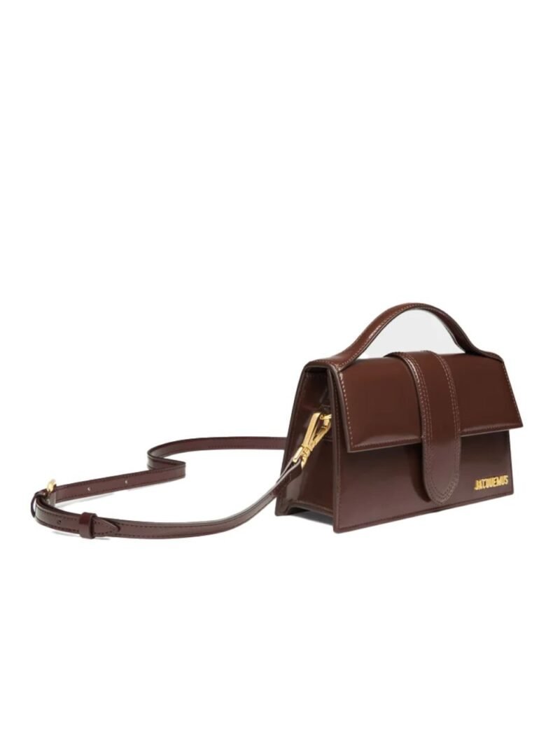 Jacquemus Midnight brown Leather Le Grand Bambino Handbag - Image 2