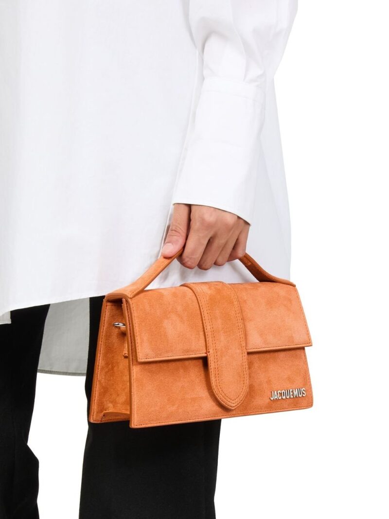 Jacquemus Terracotta Leather Le Grand Bambino Handbag - Image 6