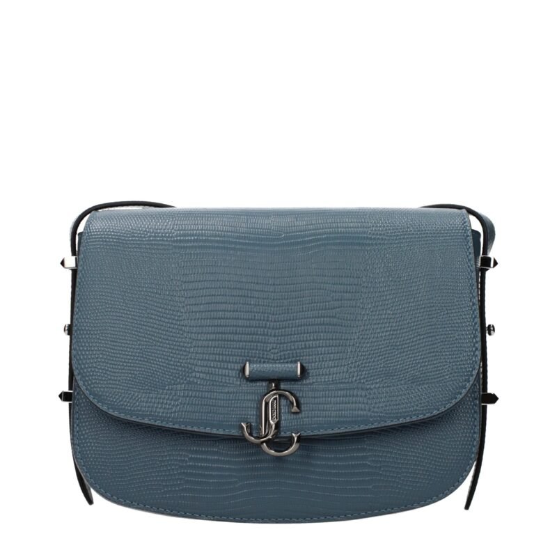 Jimmy Choo Blue Leather Crossbody Bag