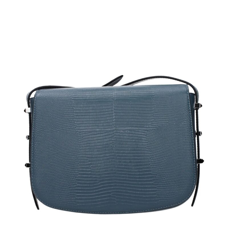 Jimmy Choo Blue Leather Crossbody Bag - Image 3