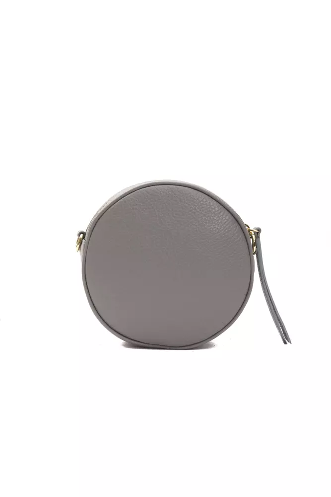 Pompei Donatella Gray Leather Women Crossbody Bag - Image 3