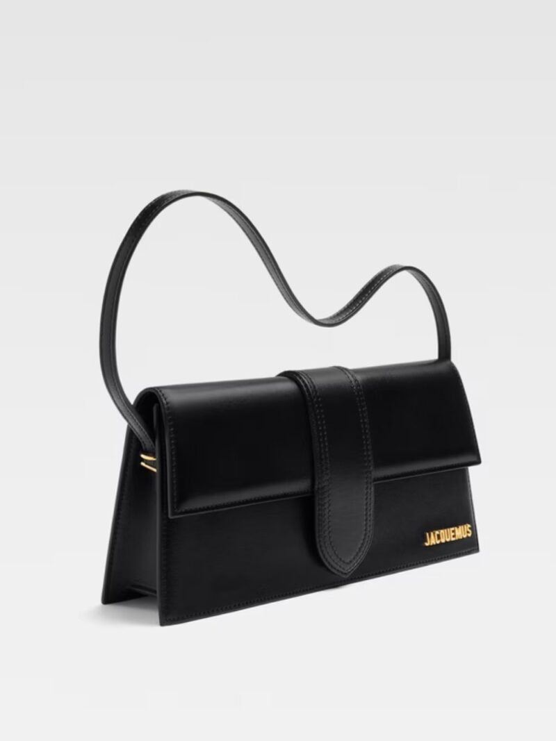 Jacquemus Black  leather Le Bambino Long bag - Image 3