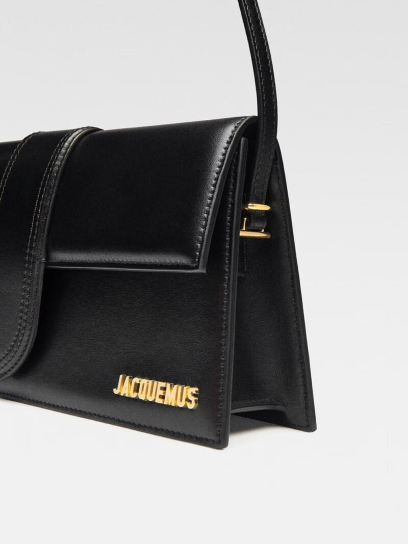 Jacquemus Black  leather Le Bambino Long bag - Image 5