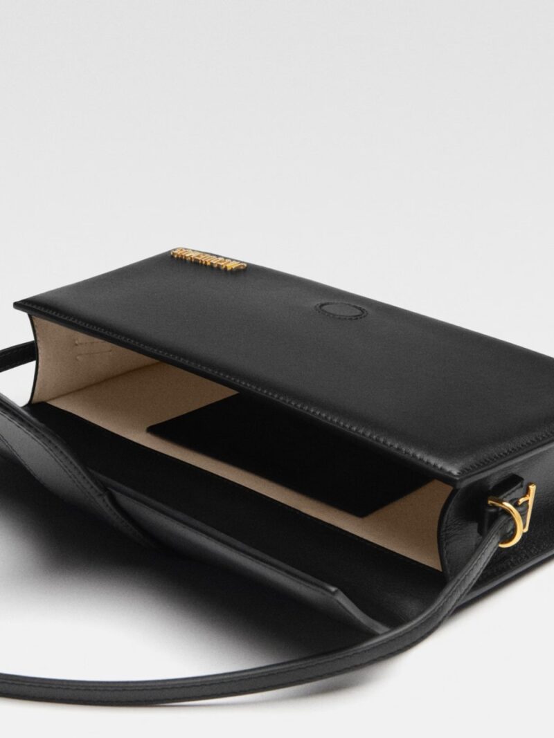 Jacquemus Black  leather Le Bambino Long bag - Image 6