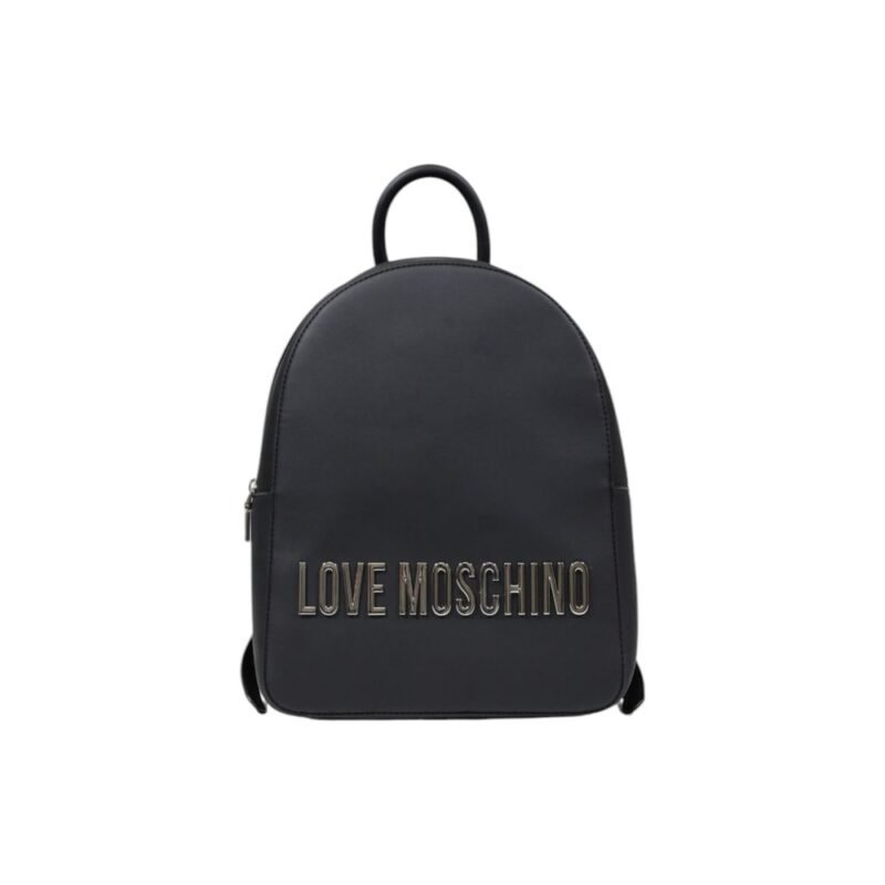 Love Moschino Gray Polyethylene Backpack - Image 1