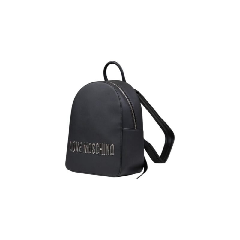 Love Moschino Gray Polyethylene Backpack - Image 2