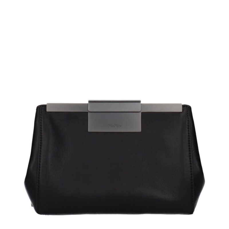 Max Mara Black Leather Crossbody Bag